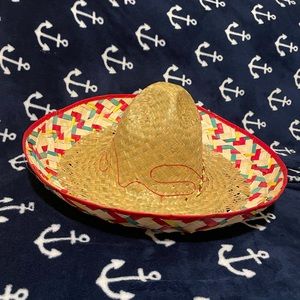 Costume sombrero hat with Macarena shaker
